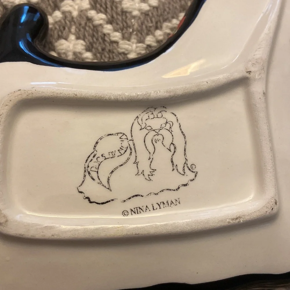 Nina Lyman Dogs by Nina Black Scottie Dog Trinket Dish